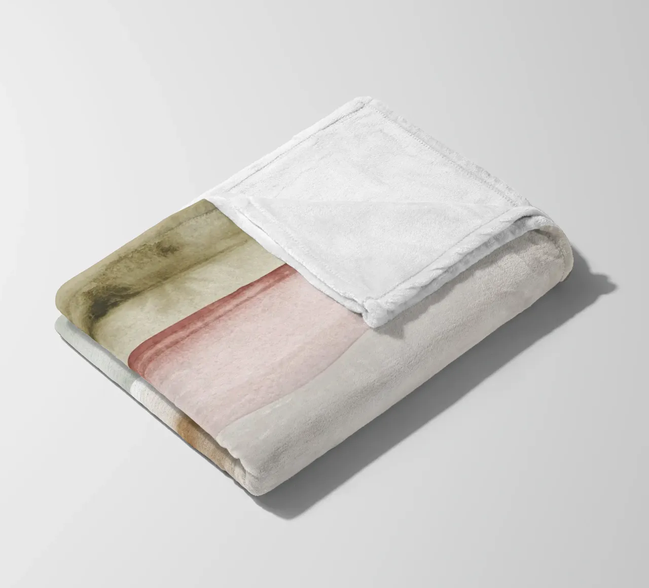 Pennellate di acquerello 2 coperta in pile da NouveauPrints