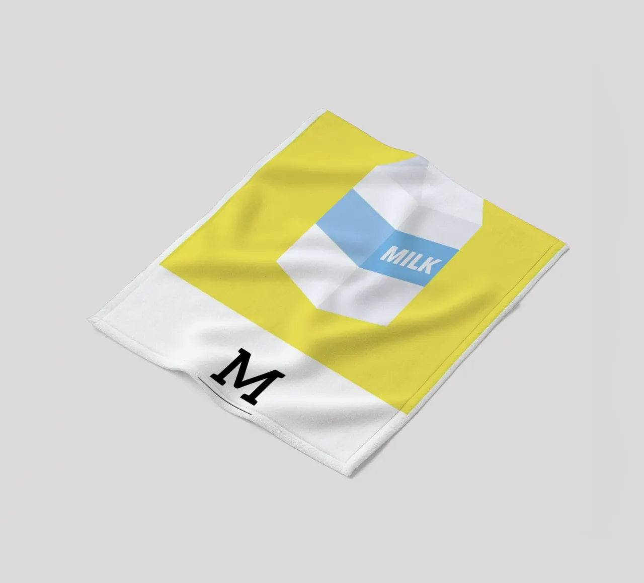 „The Food Alphabet“ - M like Milk coperta in pile da BLAEK Design Studio