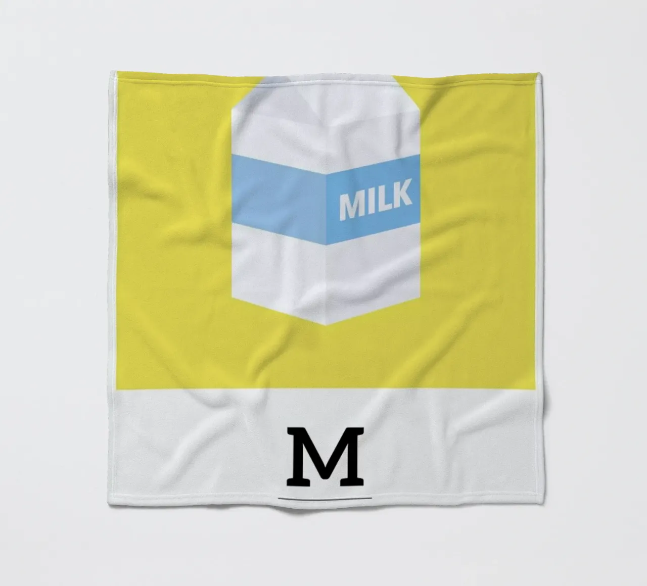 „The Food Alphabet“ - M like Milk coperta in pile da BLAEK Design Studio