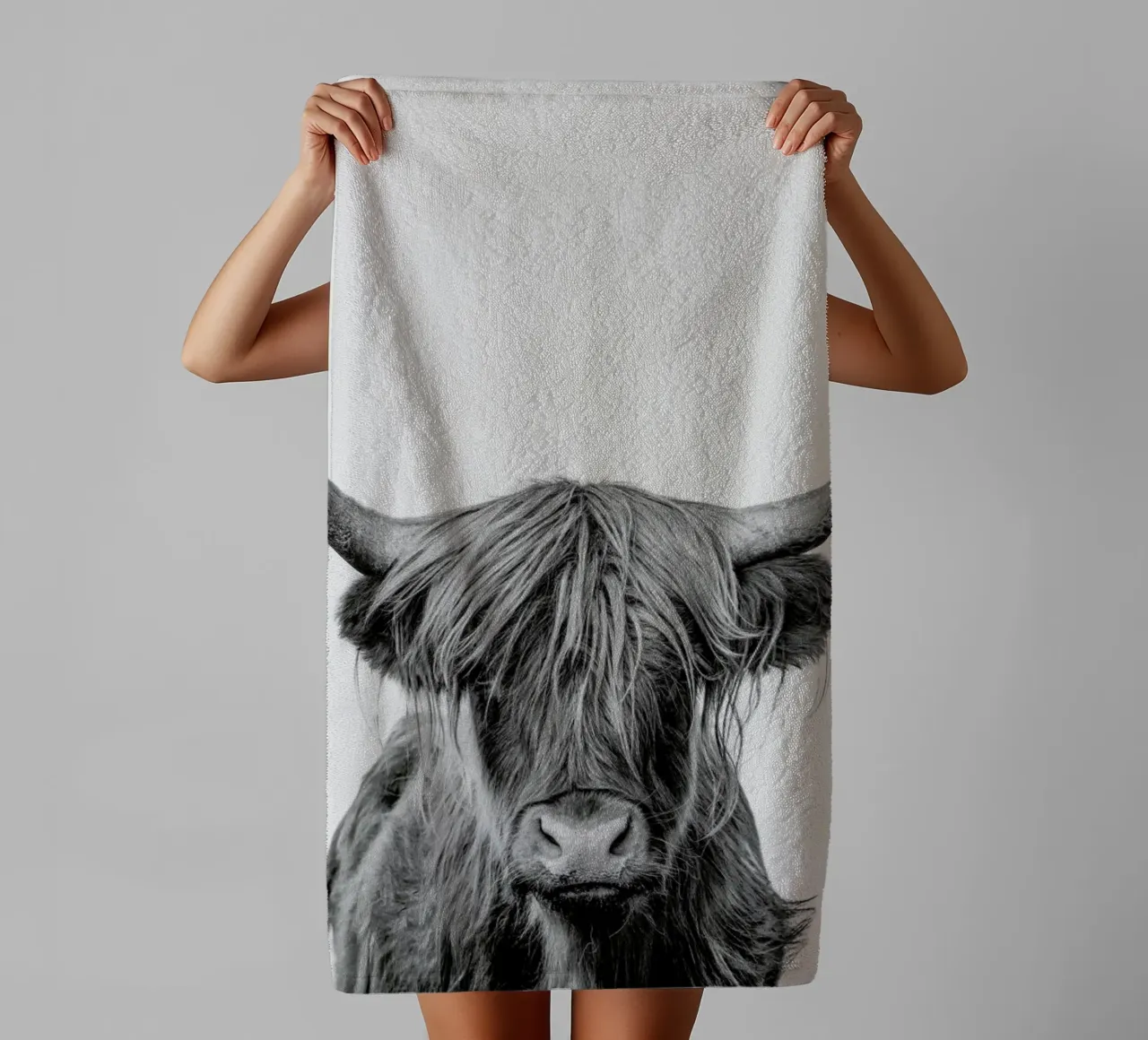 Highland Cow Classic towel by Paws & Claws