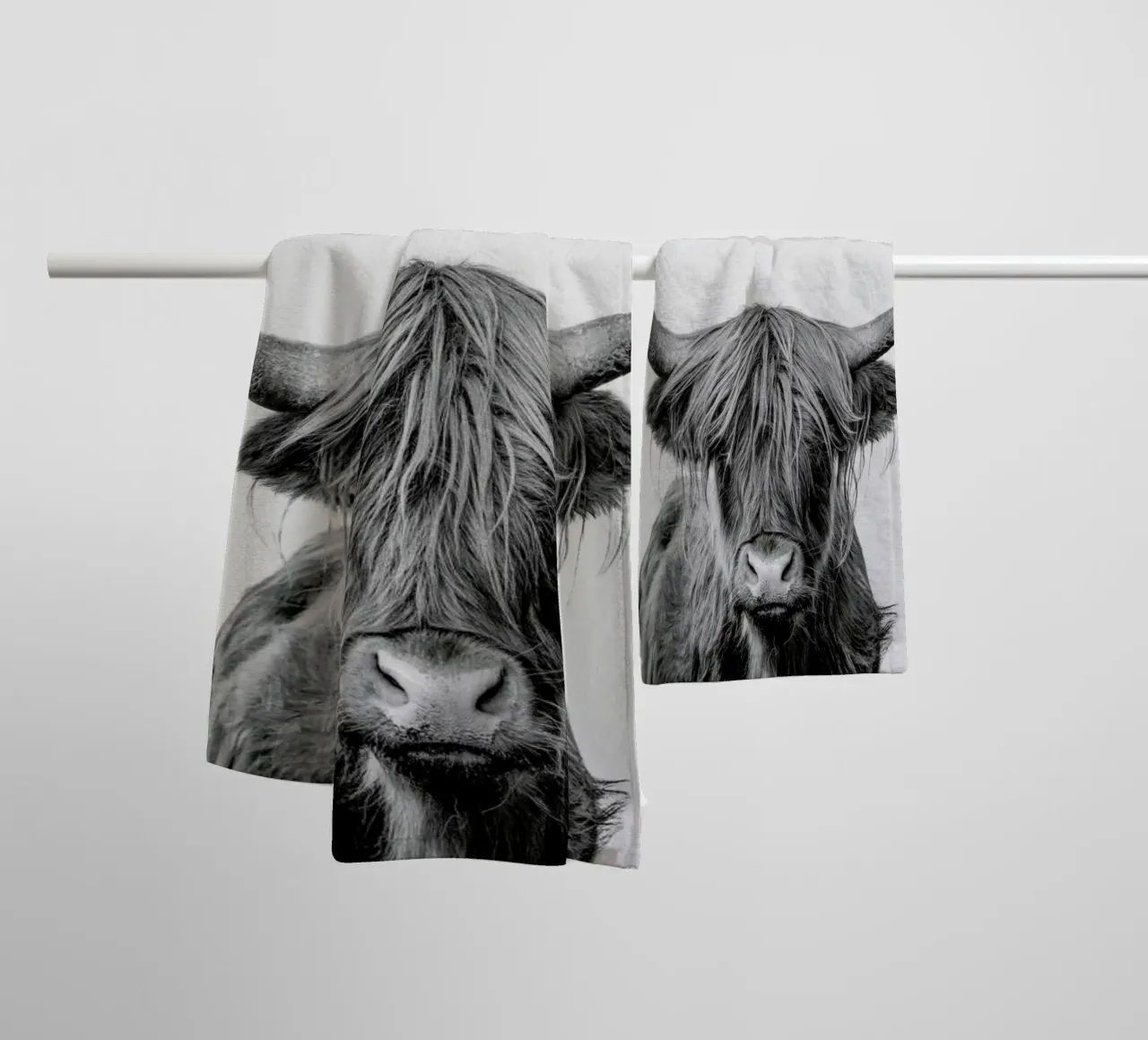 Highland Cow Classic towel by Paws & Claws