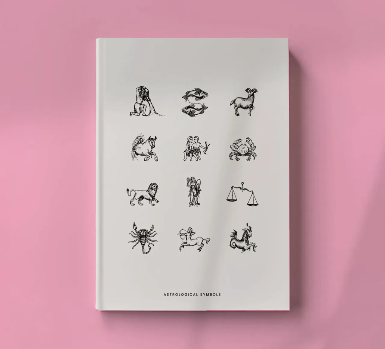 Astrological Symbols notebook by Flora & Fauna