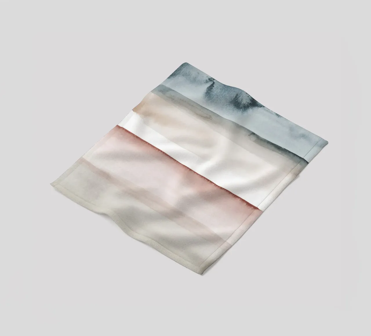 Pennellate di acquerello 3 coperta in pile da NouveauPrints