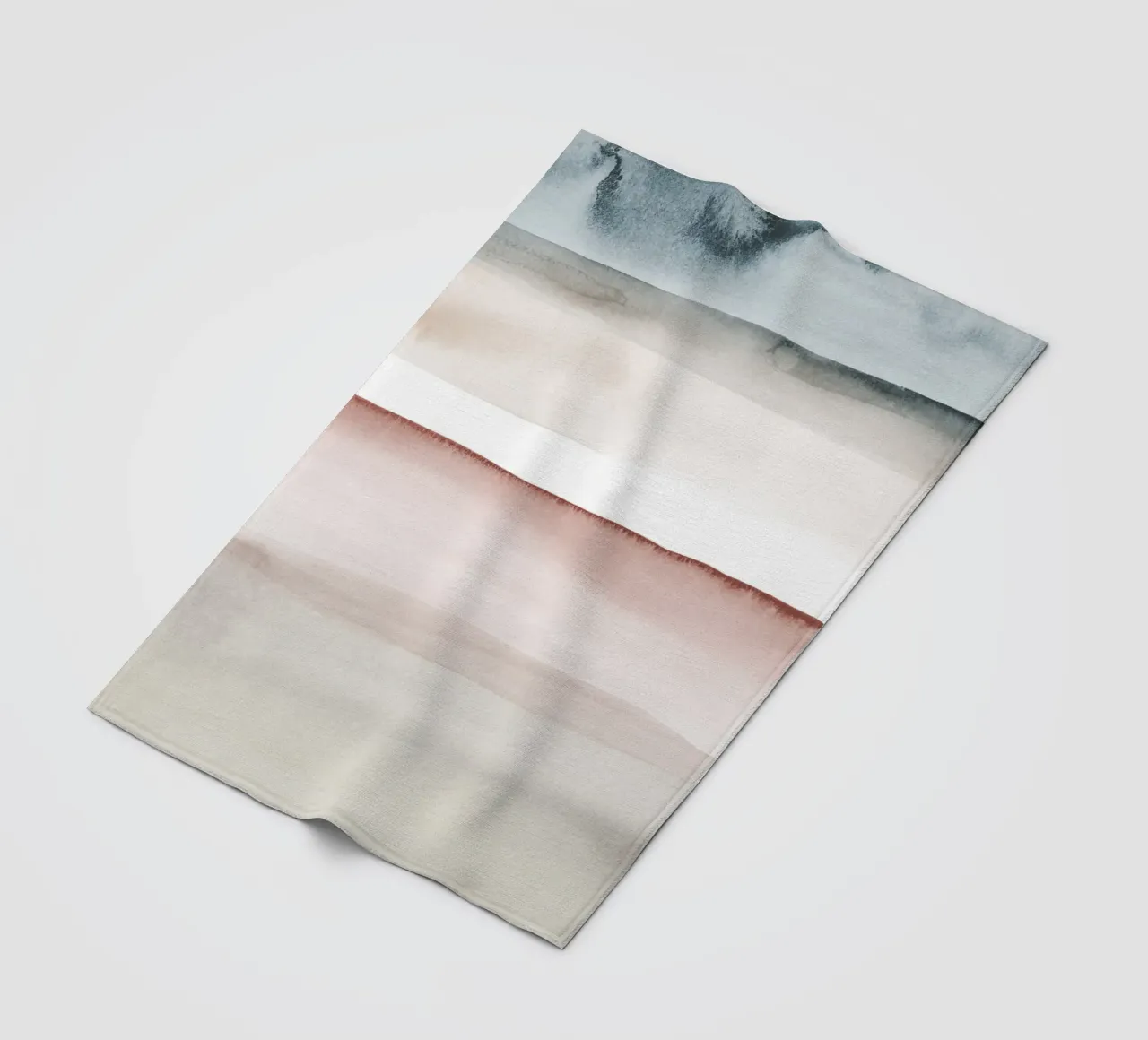 Pennellate di acquerello 3 coperta in pile da NouveauPrints