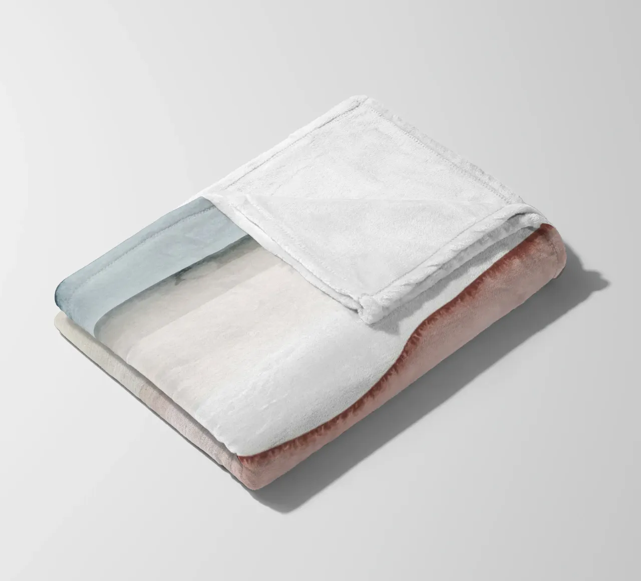 Pennellate di acquerello 3 coperta in pile da NouveauPrints