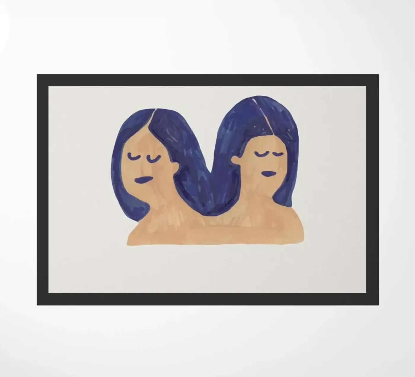 Gemini deurmat van Little Flourishes