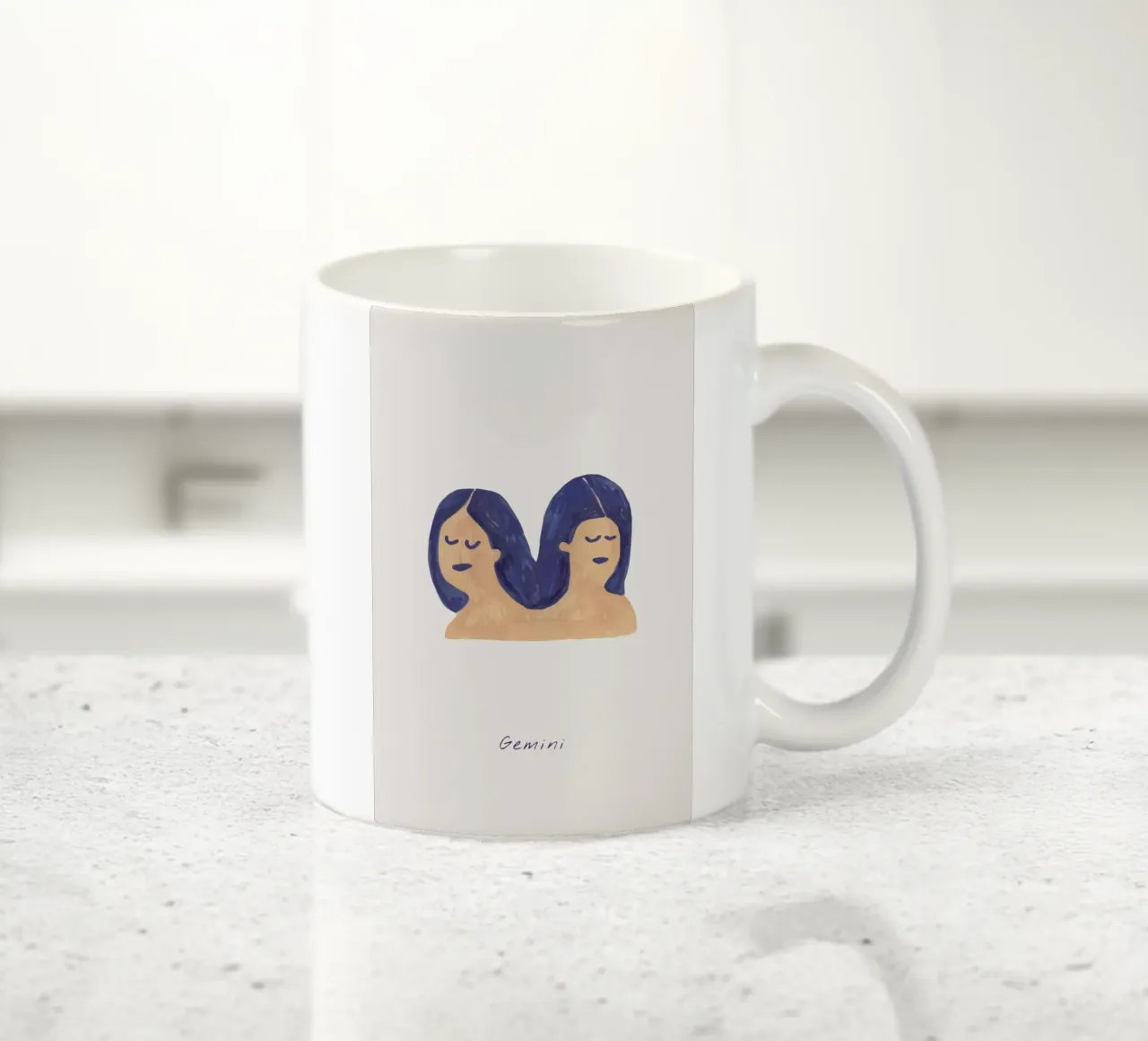Gemini tazza in ceramica da Little Flourishes