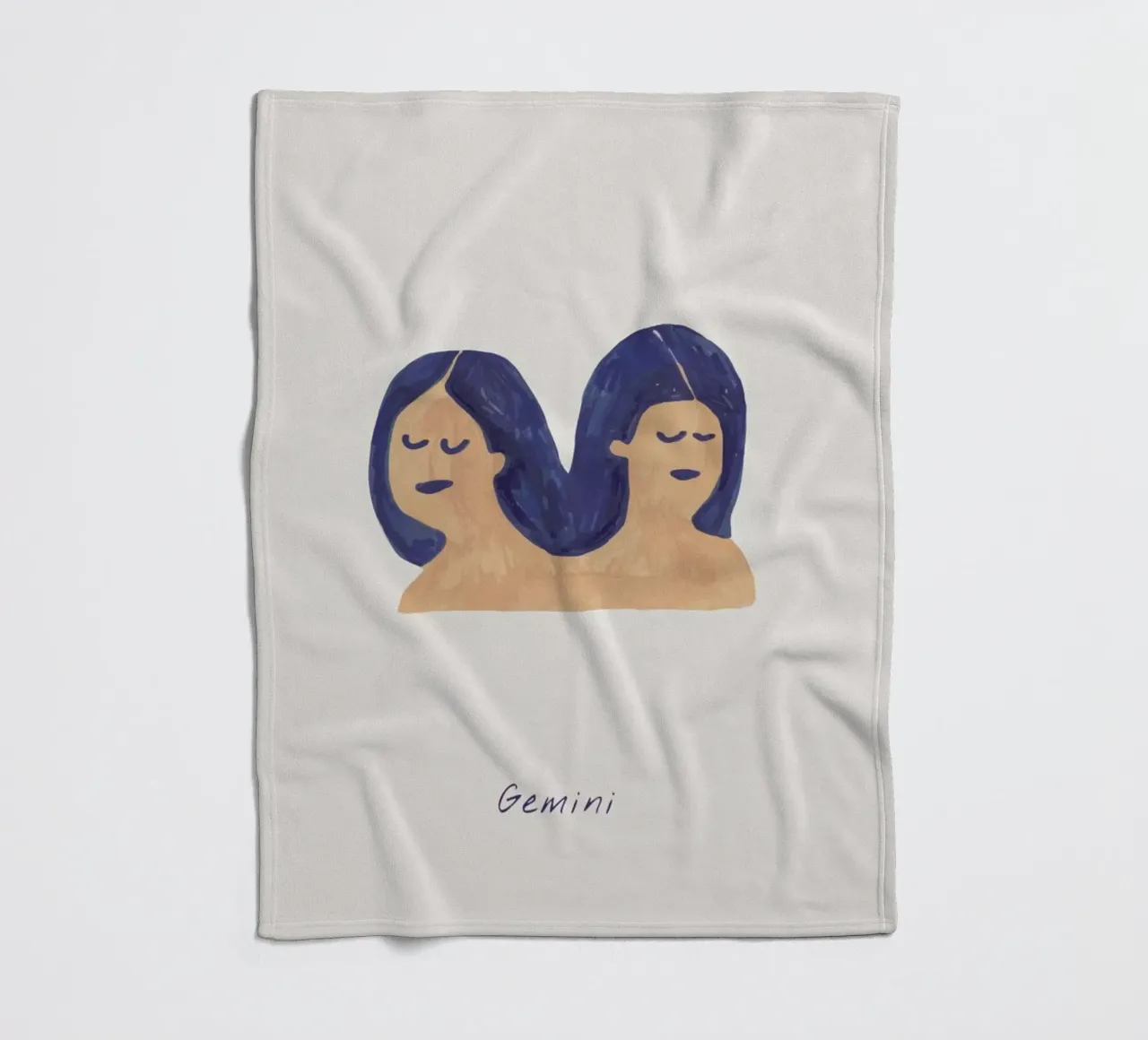 Gemini coperta in pile da Little Flourishes