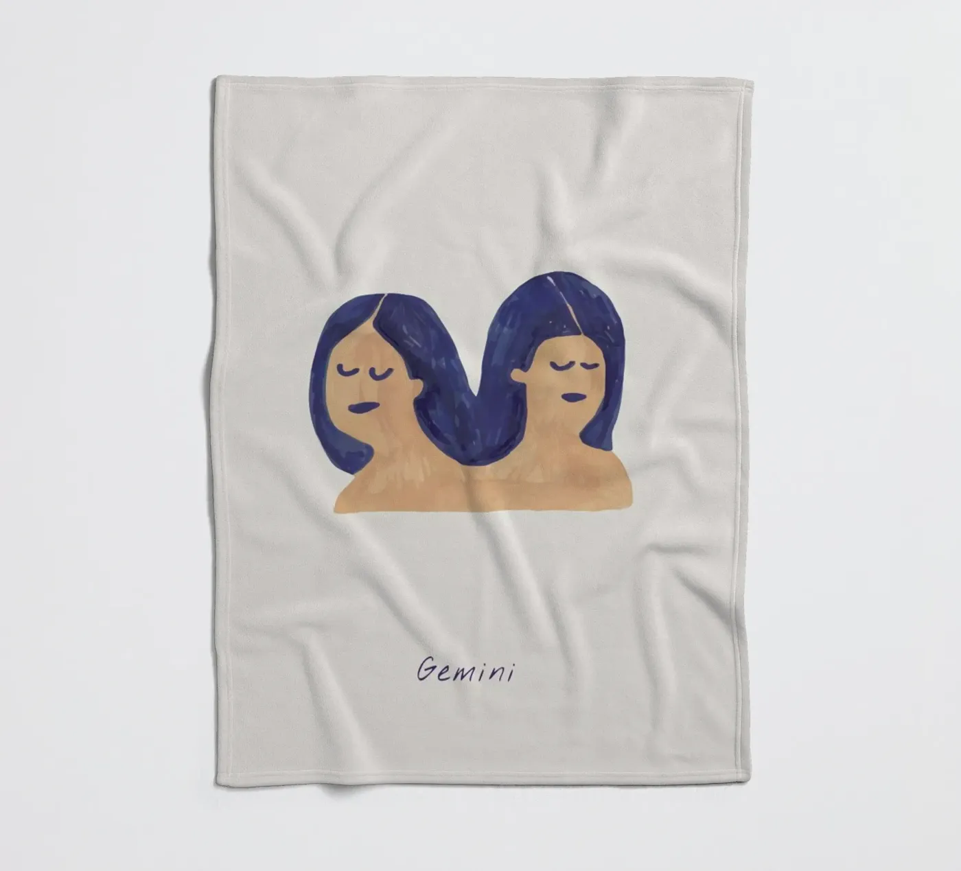 Gemini Fleecedecke von Little Flourishes