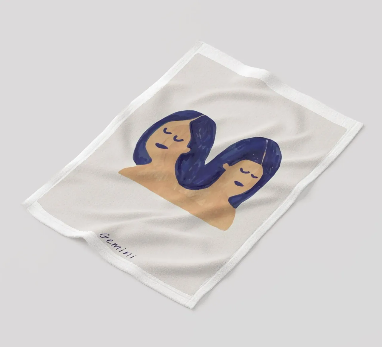 Gemini coperta in pile da Little Flourishes
