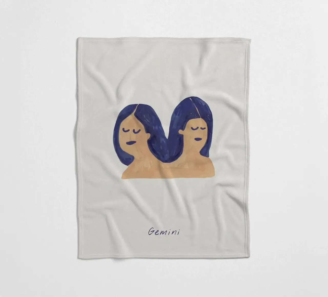 Gemini coperta in pile da Little Flourishes