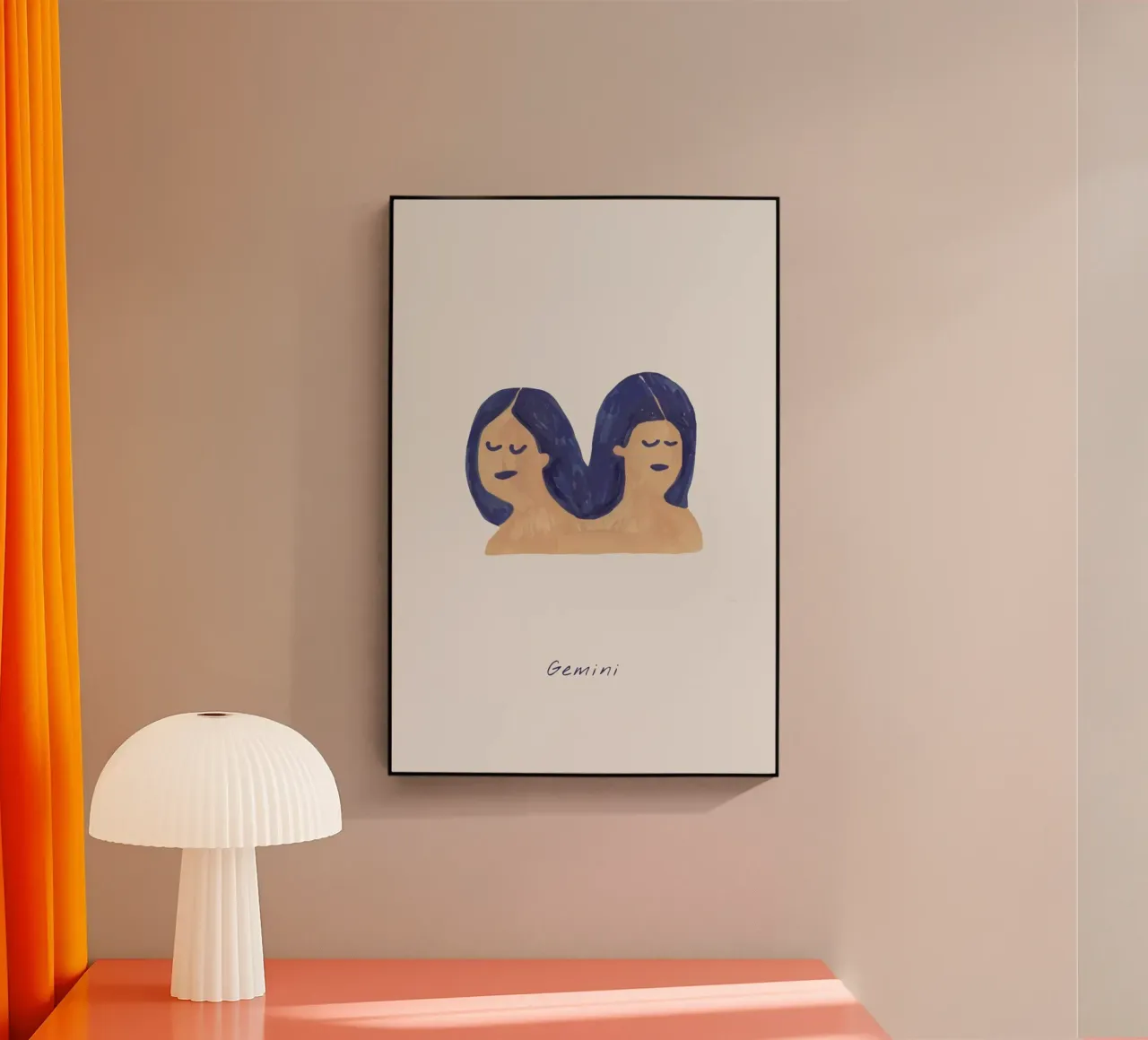 Gemini acryl van Little Flourishes