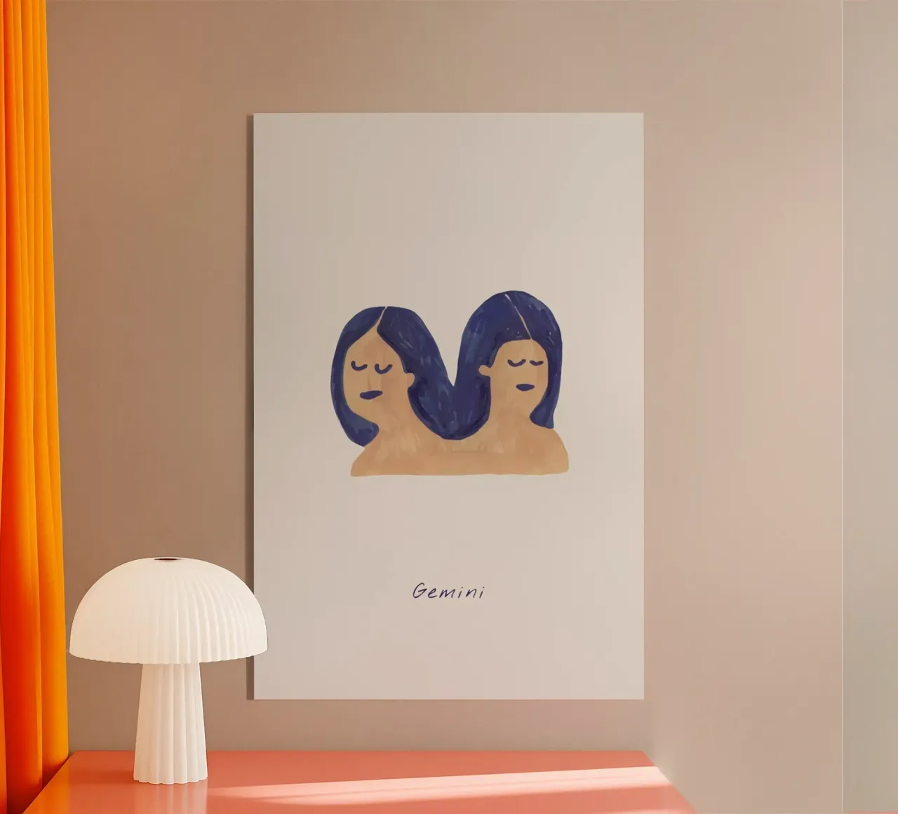 Gemini acryl van Little Flourishes