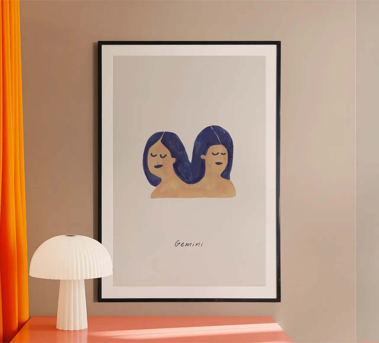 Gemini poster da Little Flourishes