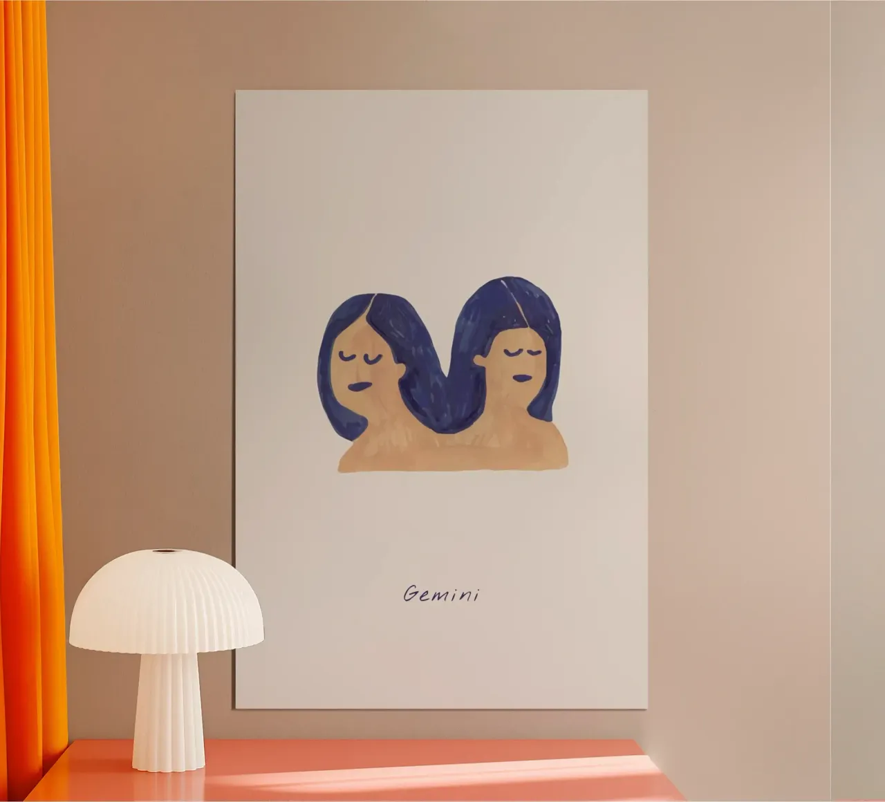 Gemini poster da Little Flourishes