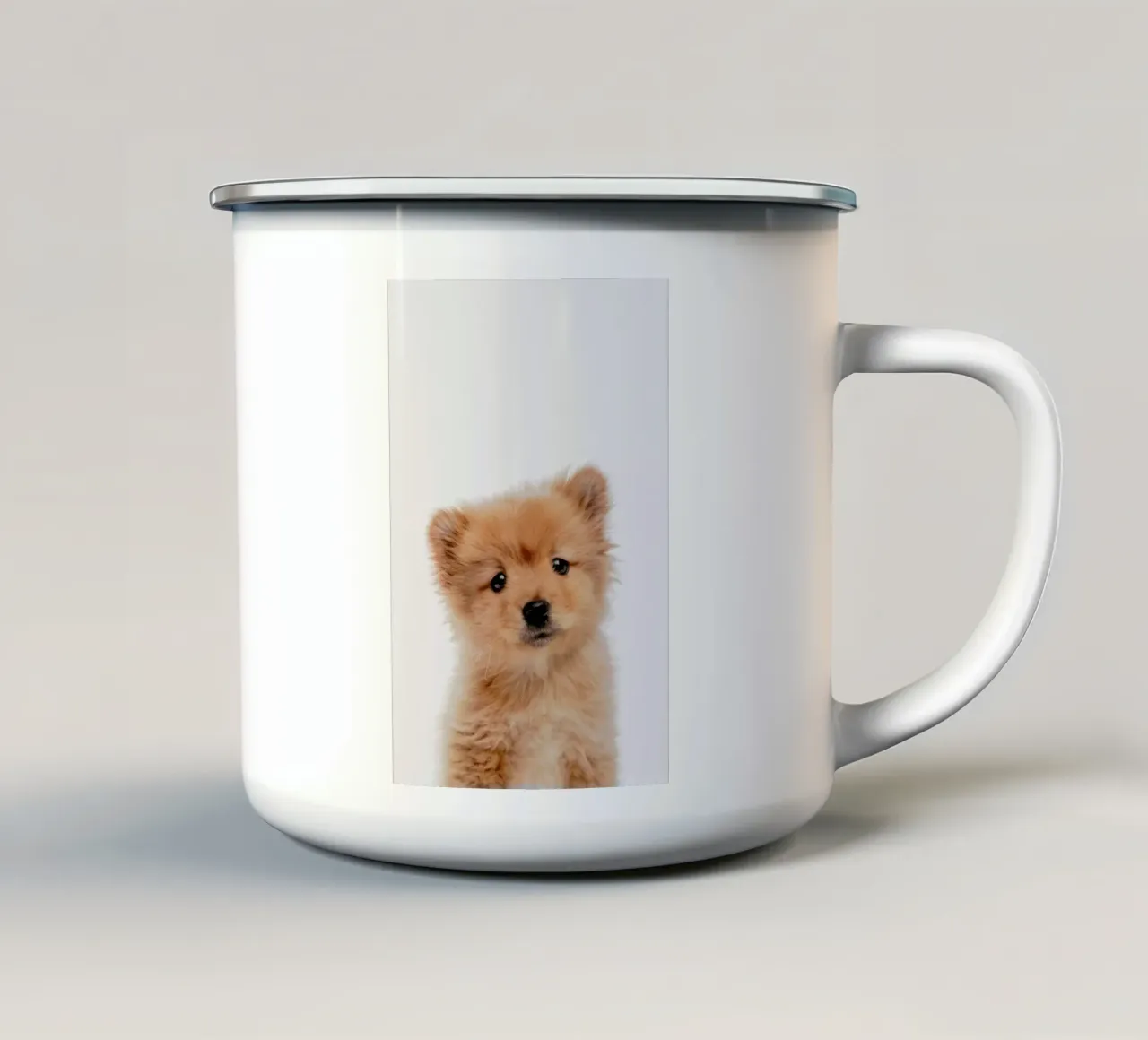 Puppy II tazza in smalto da Paws & Claws