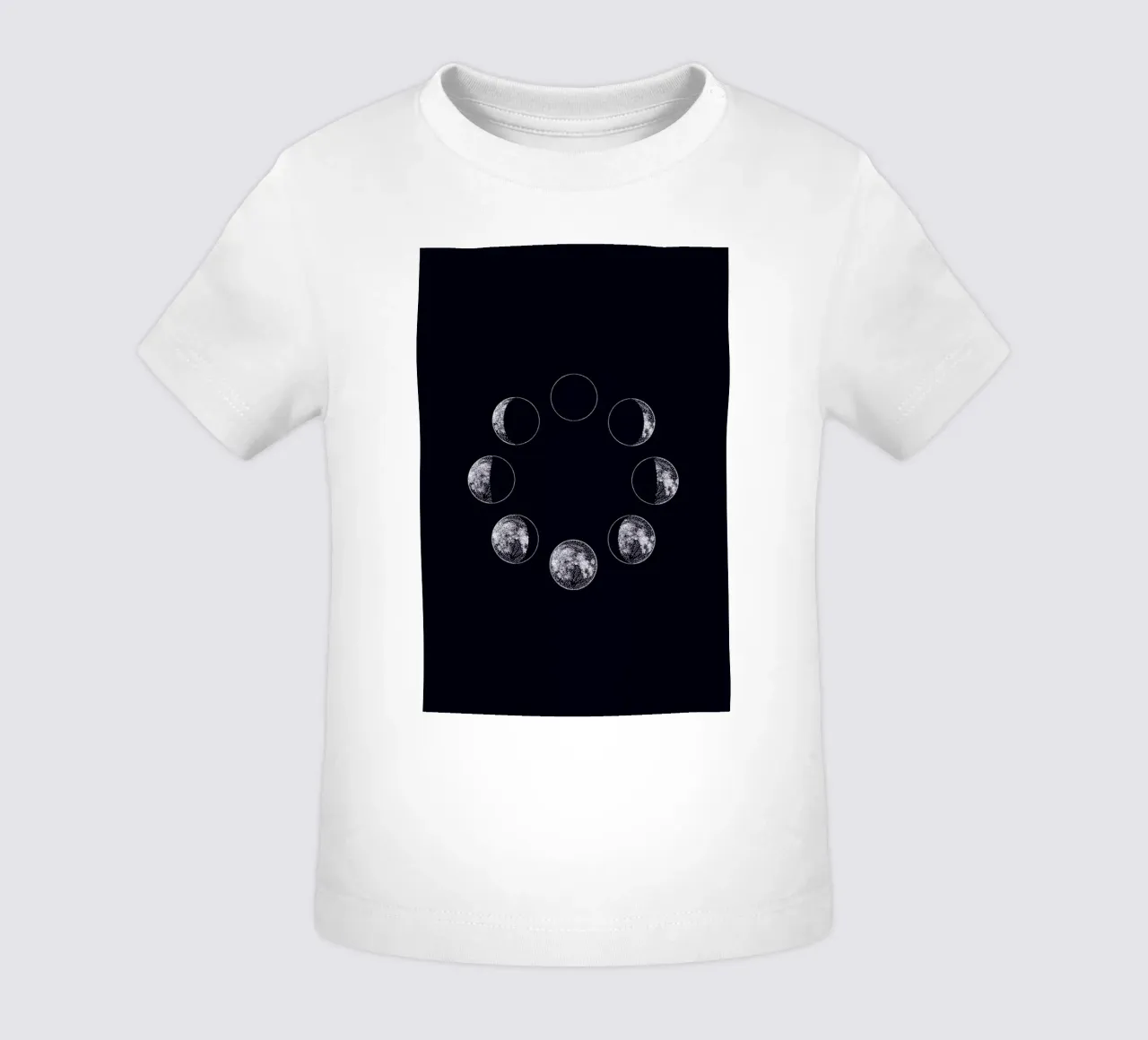 Blue Moons baby t-shirt by daylight design studio