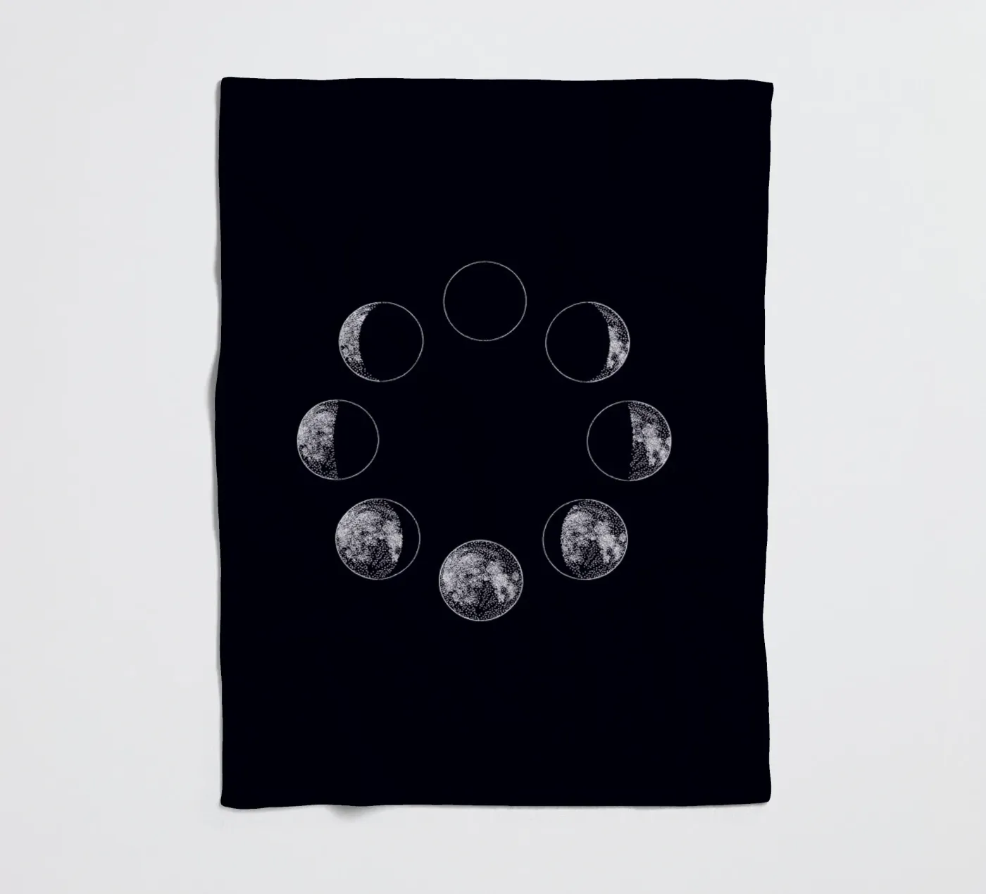 Blue Moons Fleecedecke von daylight design studio