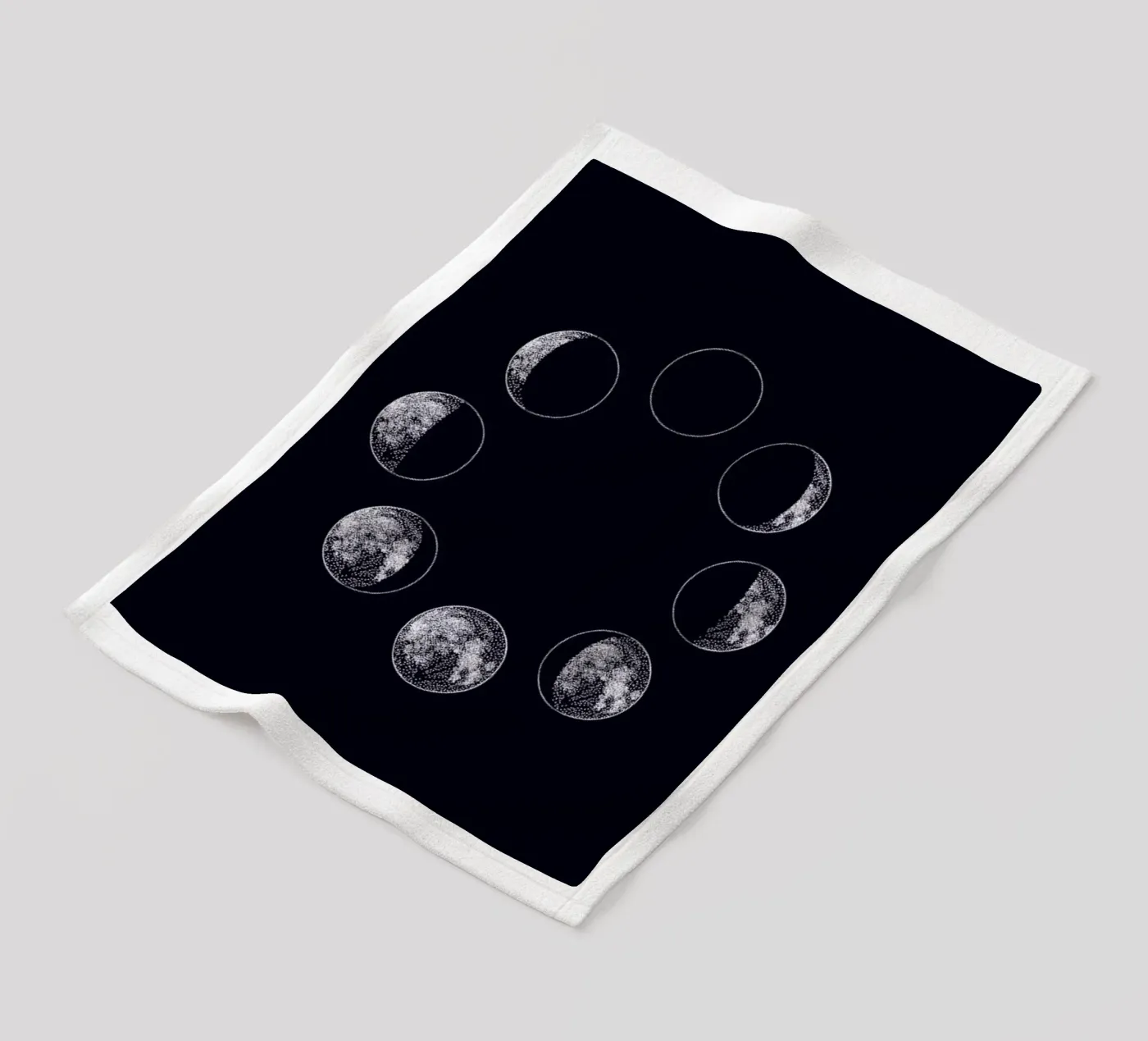 Blue Moons Fleecedecke von daylight design studio