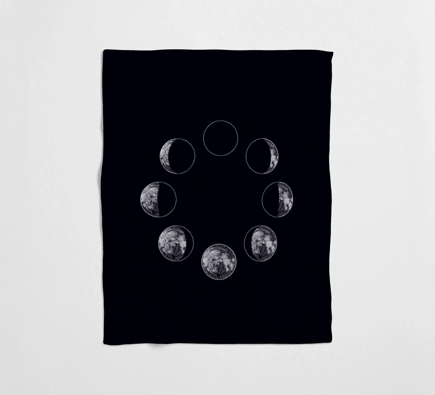 Blue Moons Fleecedecke von daylight design studio