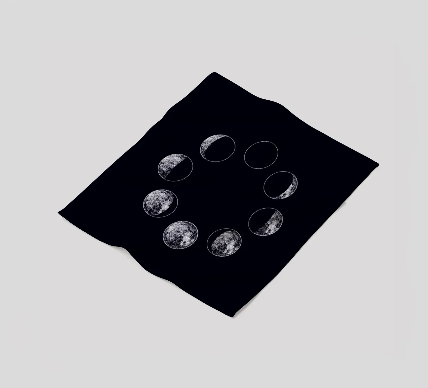 Blue Moons Fleecedecke von daylight design studio