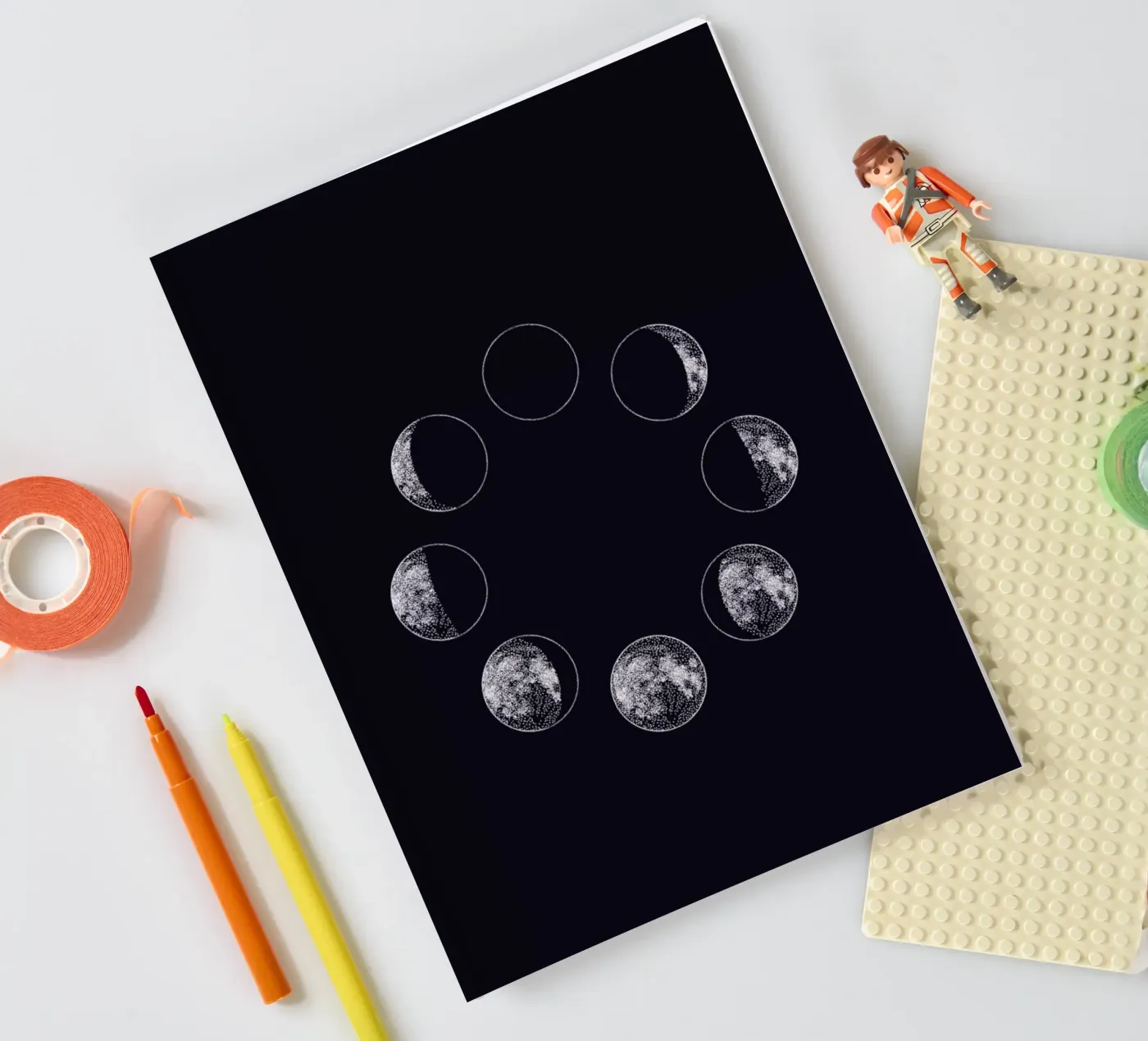 Blue Moons notebook by daylight design studio