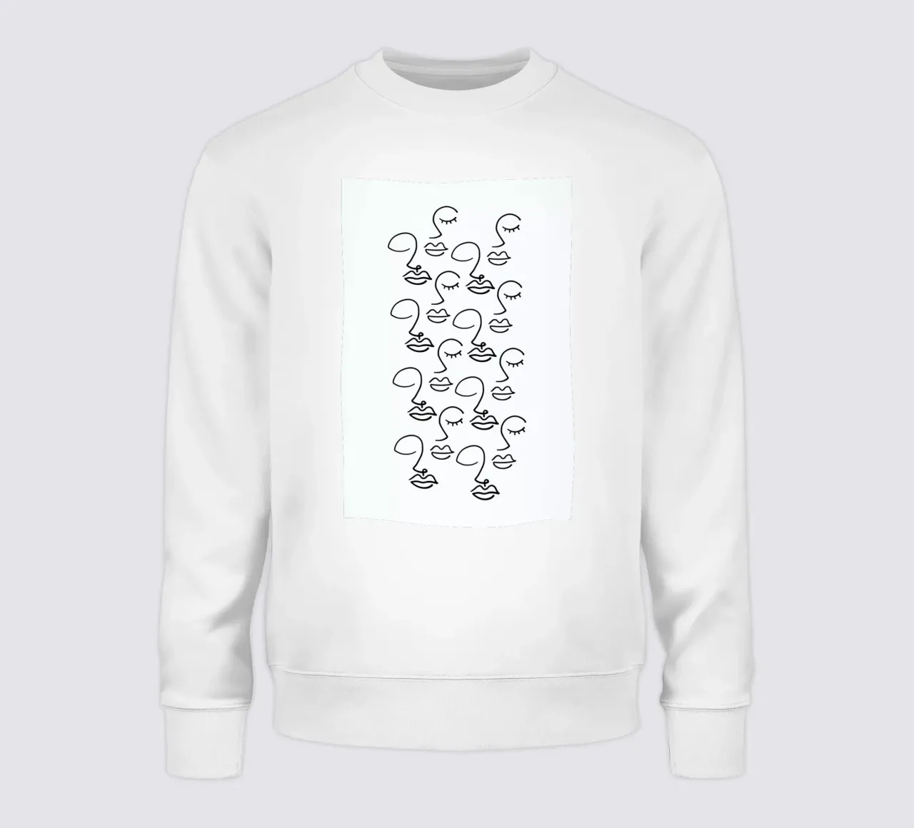 Faces sweatshirt van Ninhol
