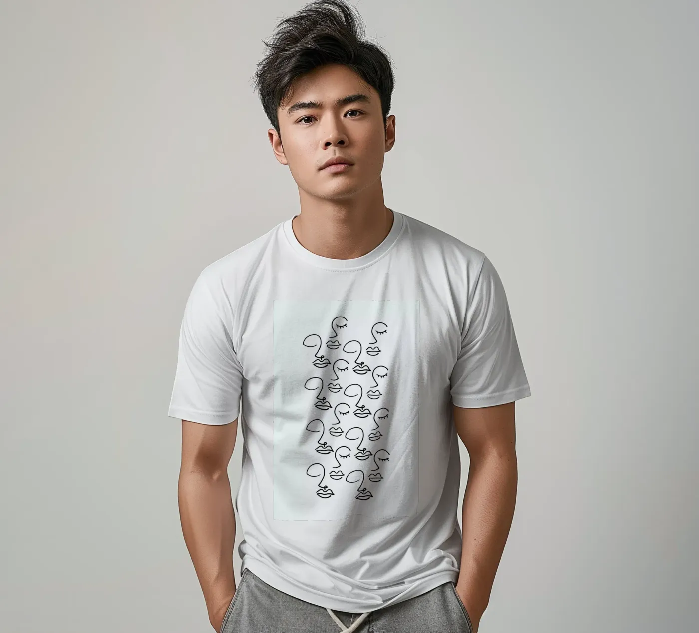 Faces t-shirt da Ninhol