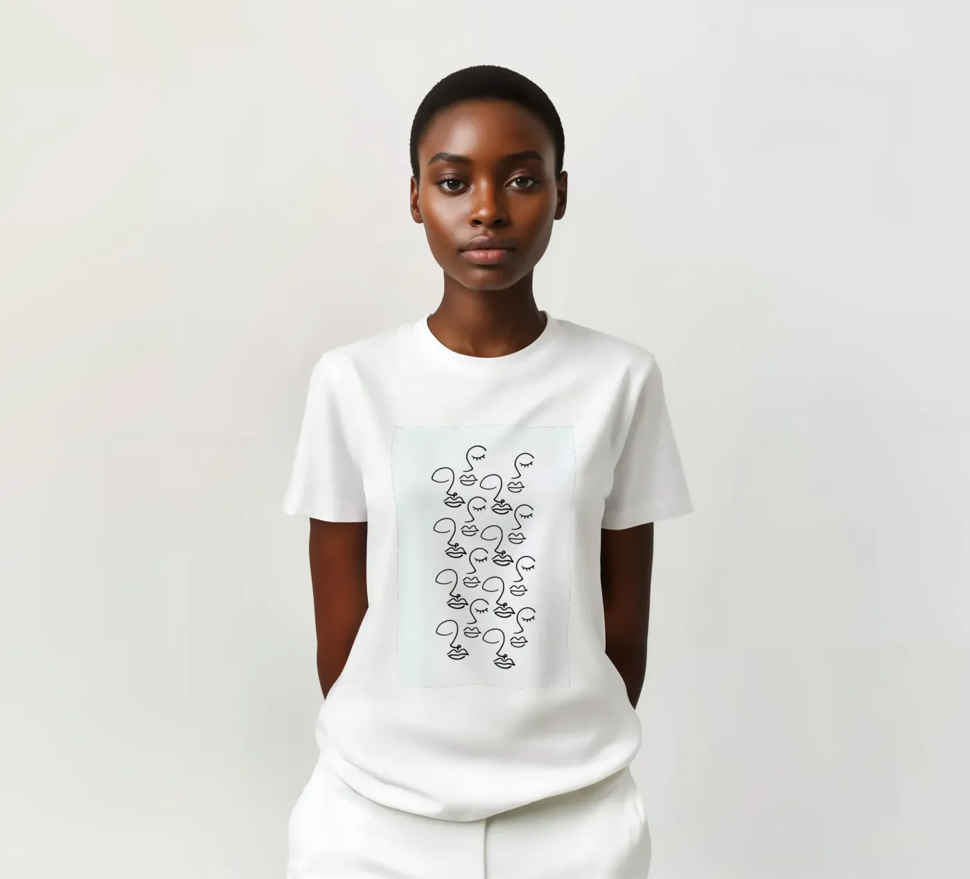 Faces t-shirt da Ninhol