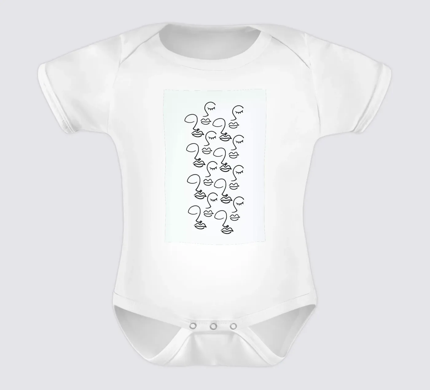 Faces body neonato maniche corte da Ninhol