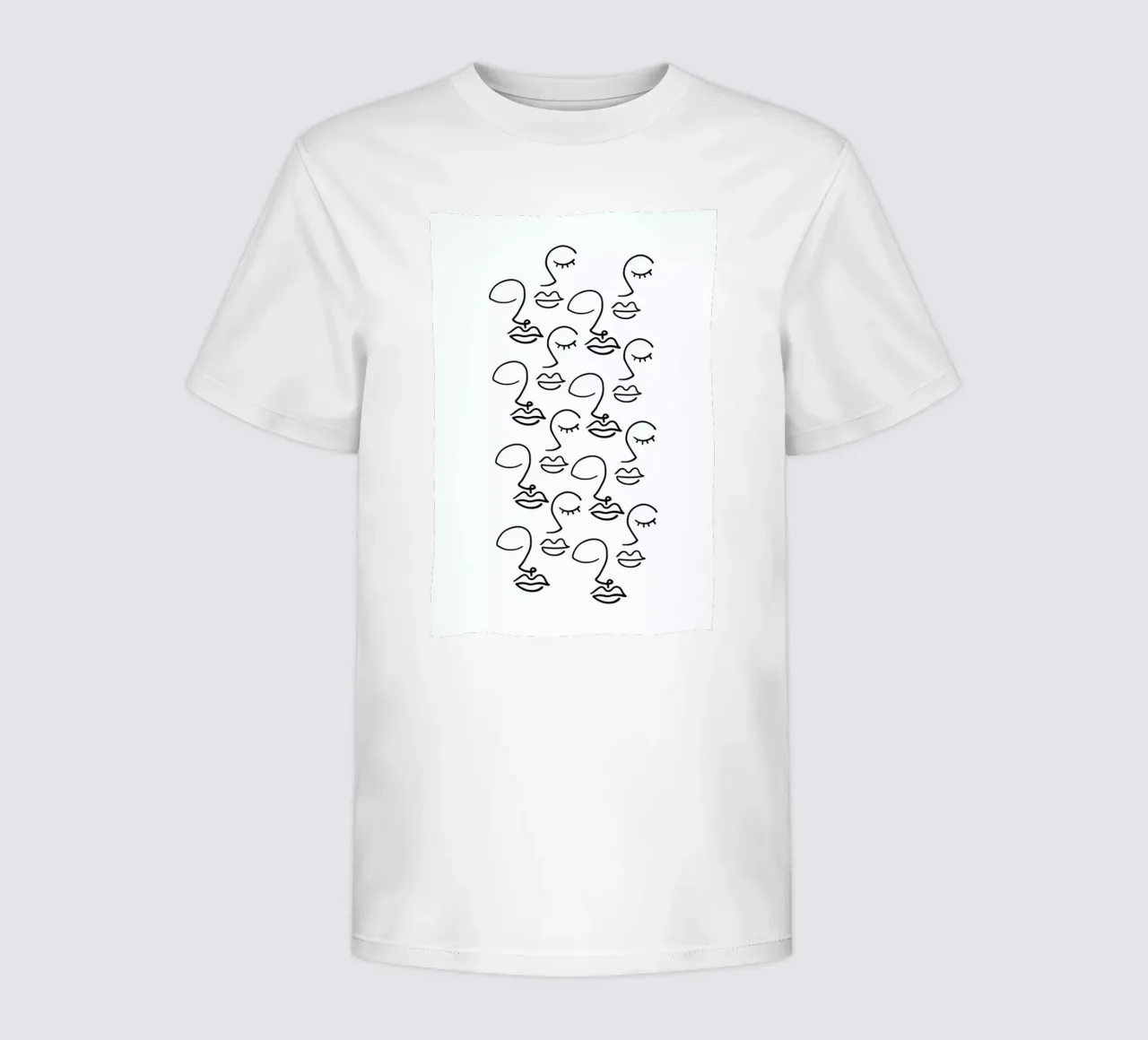 Faces kinder t-shirt van Ninhol