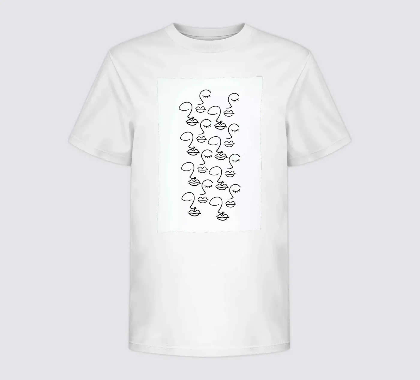 Faces kinder t-shirt van Ninhol