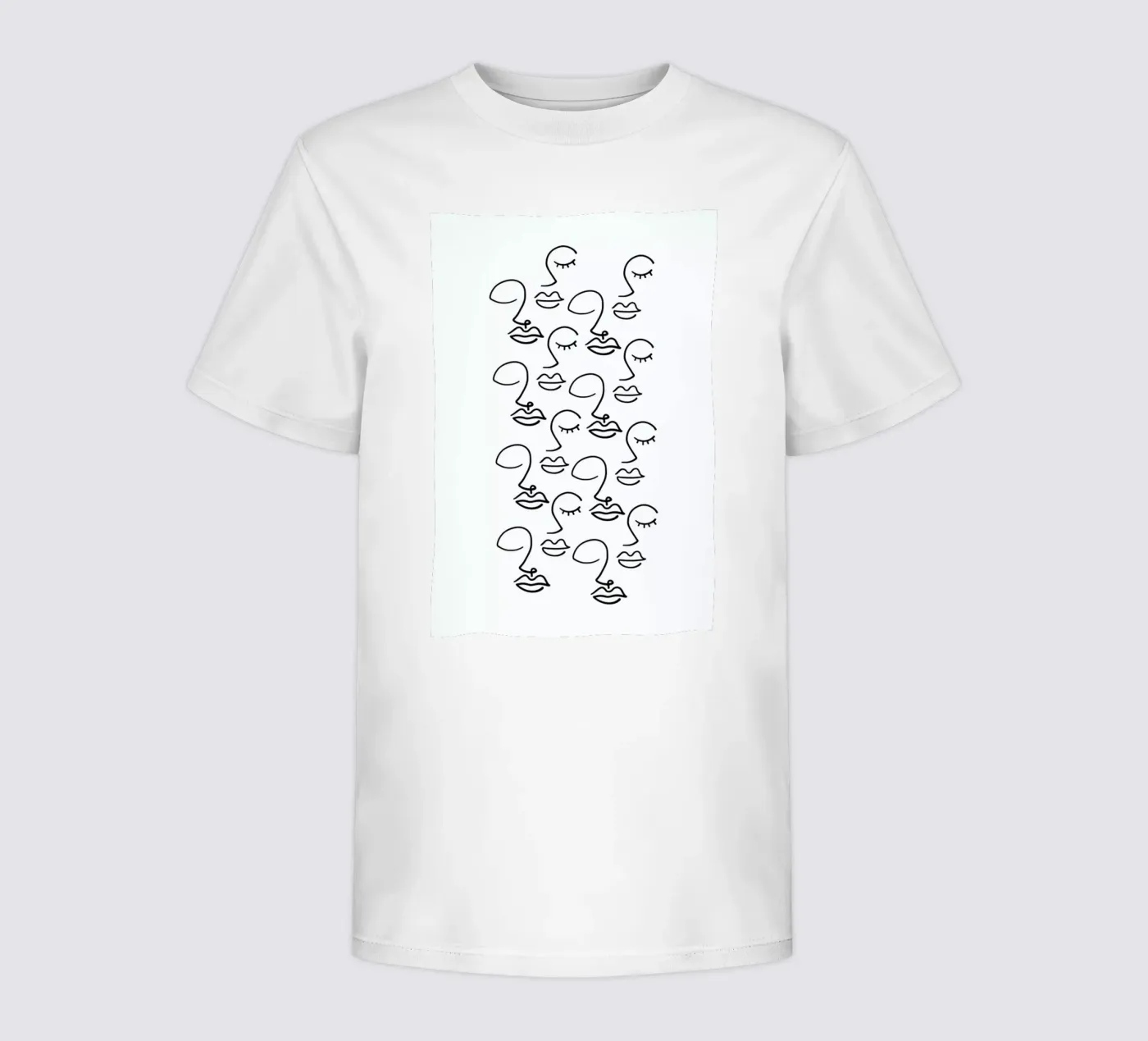 Faces kinder t-shirt van Ninhol