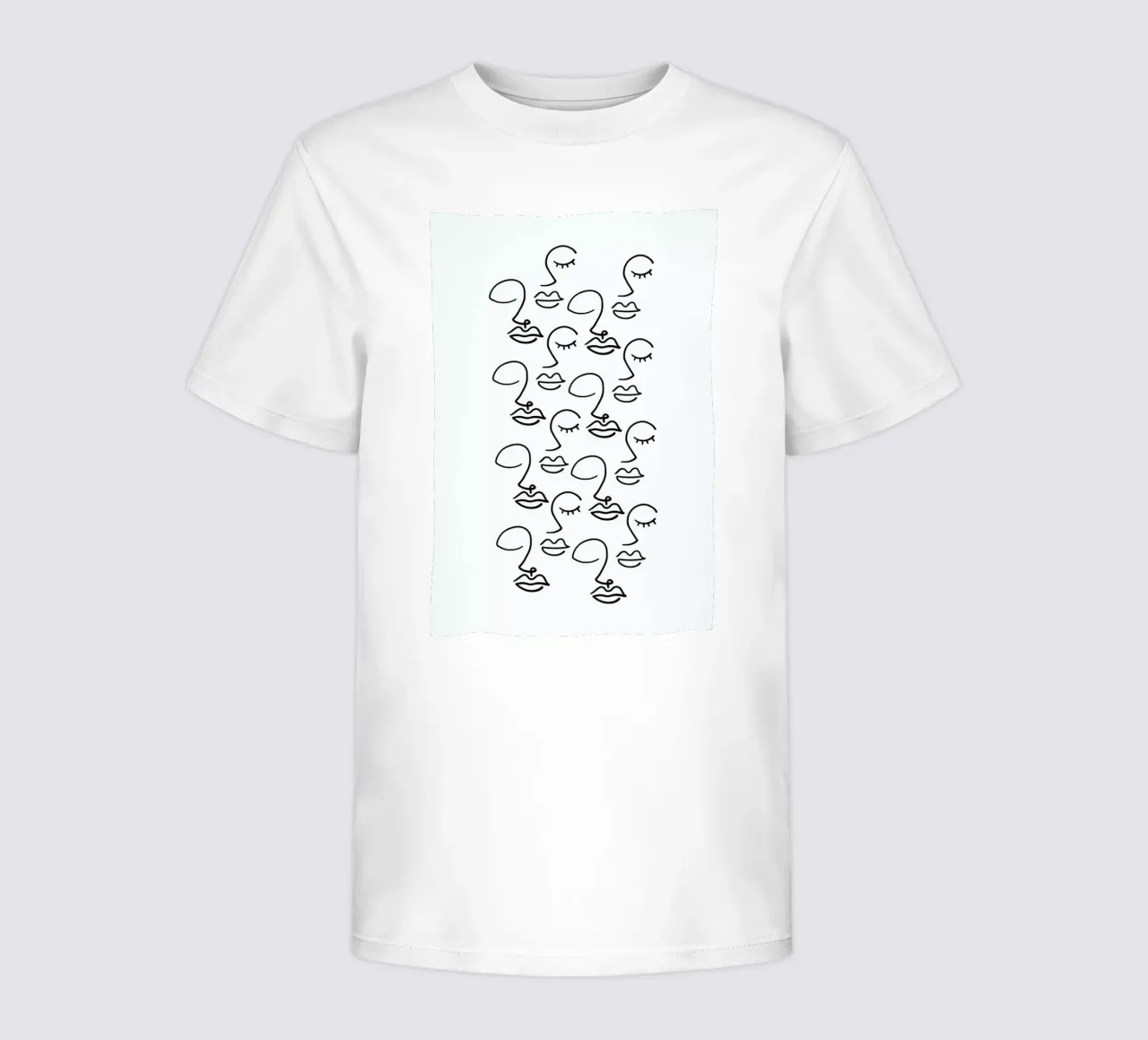 Faces t-shirt bambini da Ninhol
