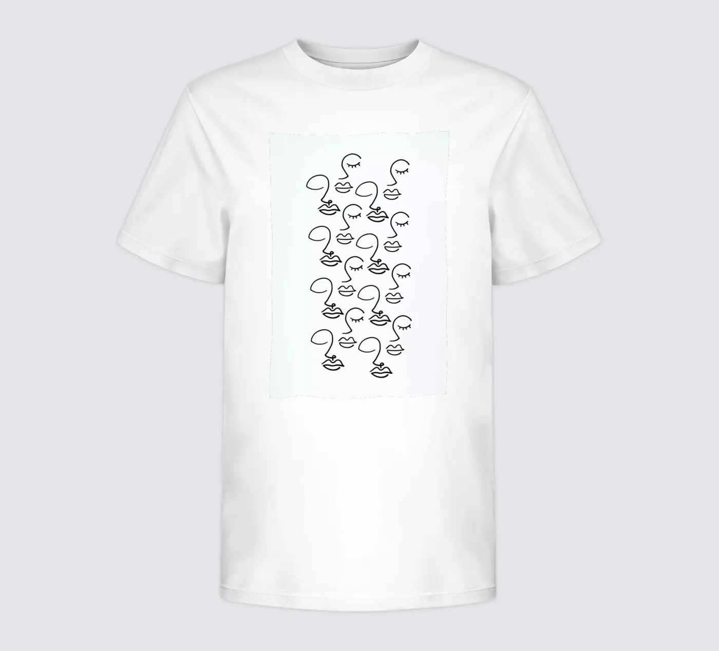 Faces kinder t-shirt van Ninhol