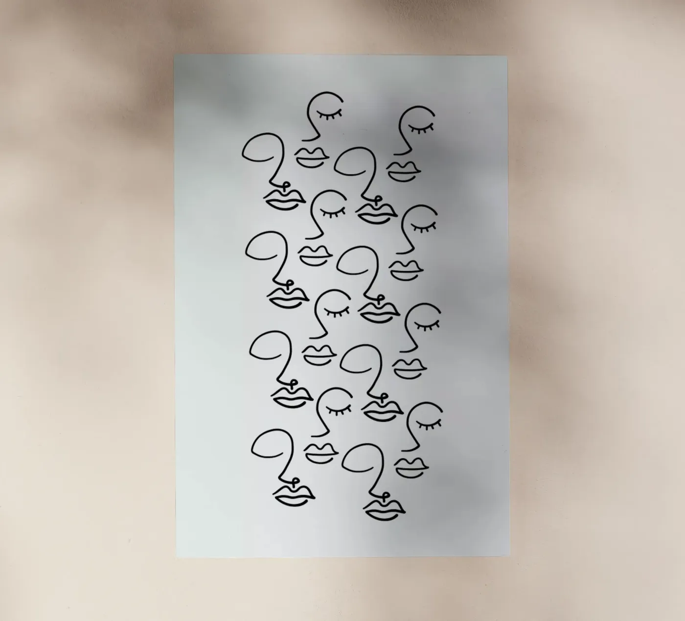 Faces Backlit Folie von Ninhol