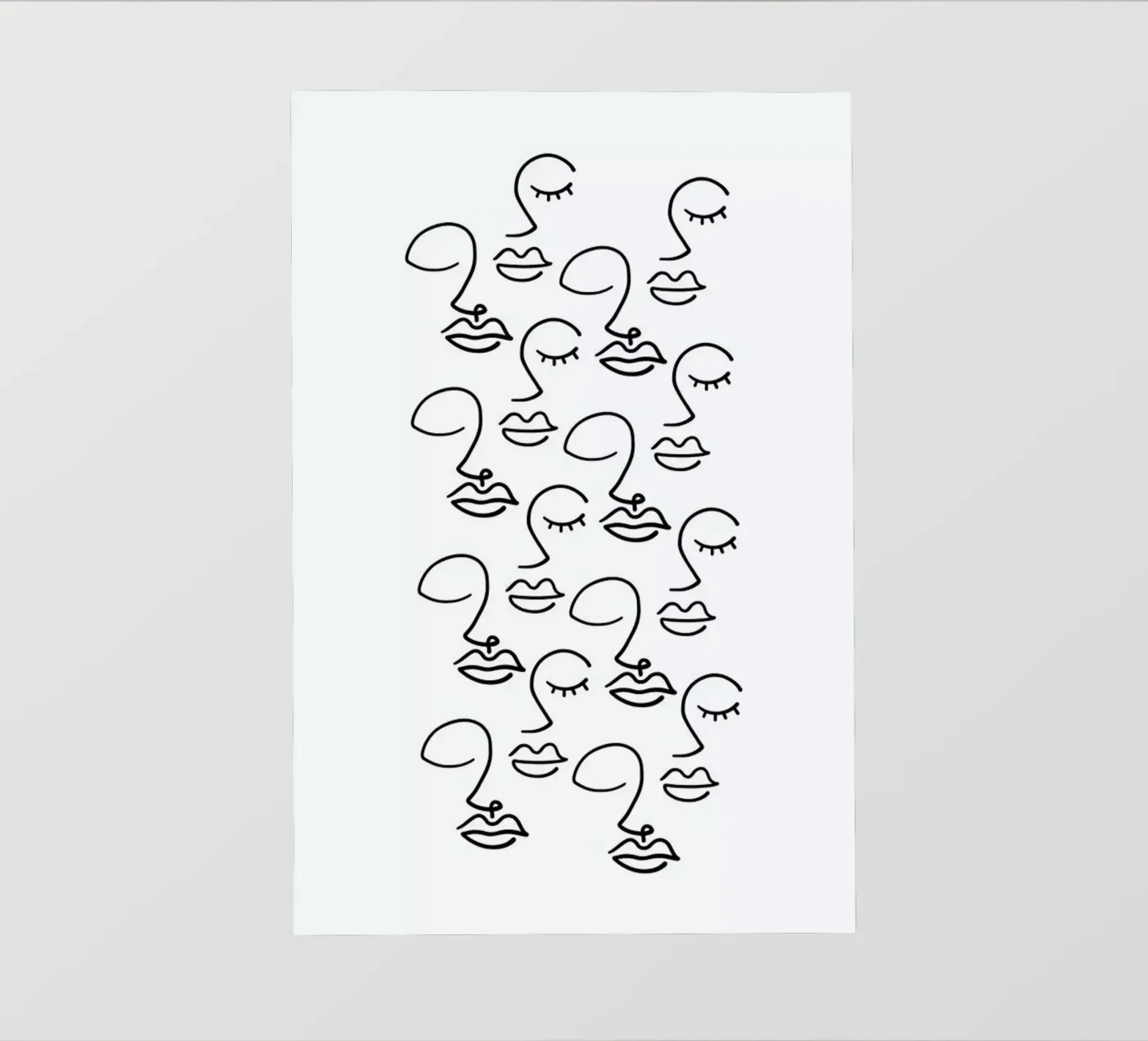 Faces Backlit Folie von Ninhol