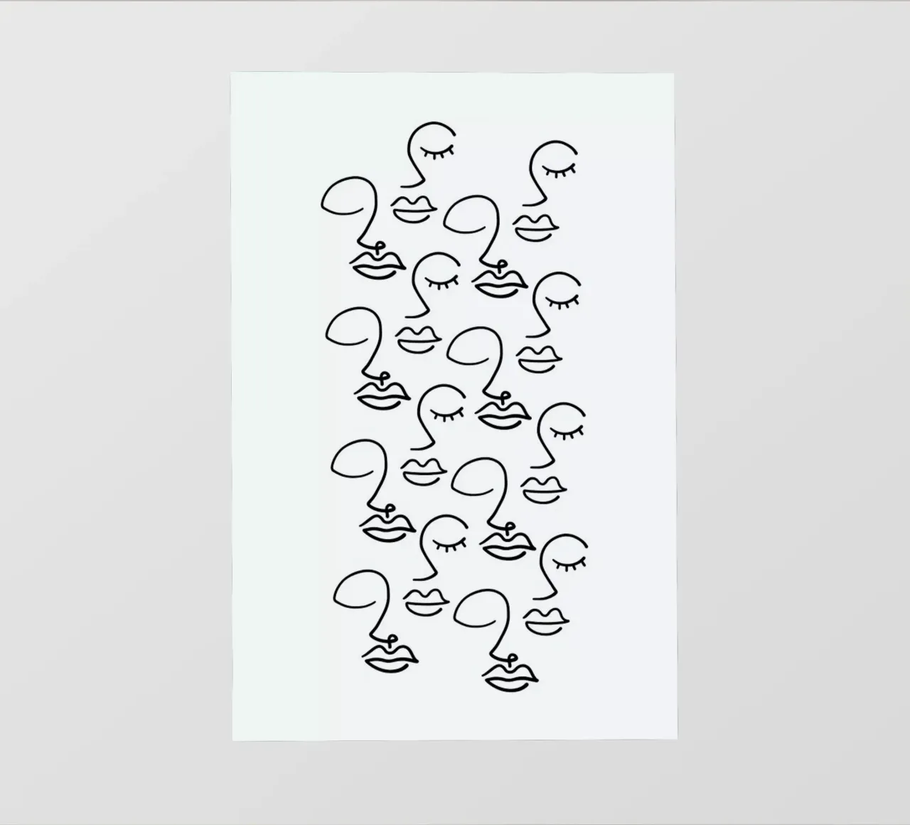 Faces telo in pvc da Ninhol