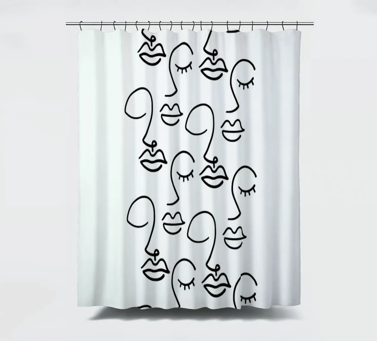 Faces tenda da doccia da Ninhol