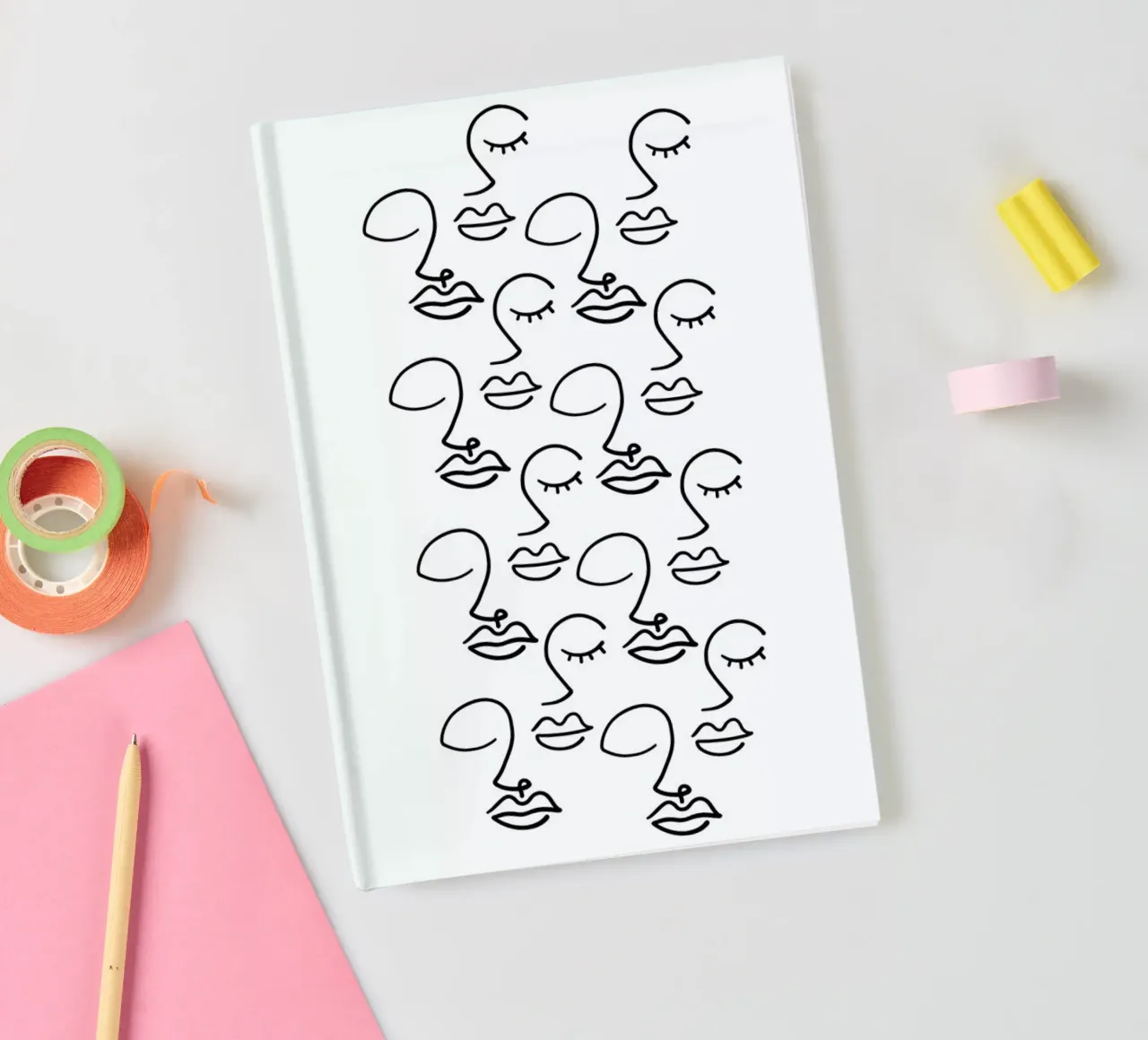 Faces notebook by Ninhol