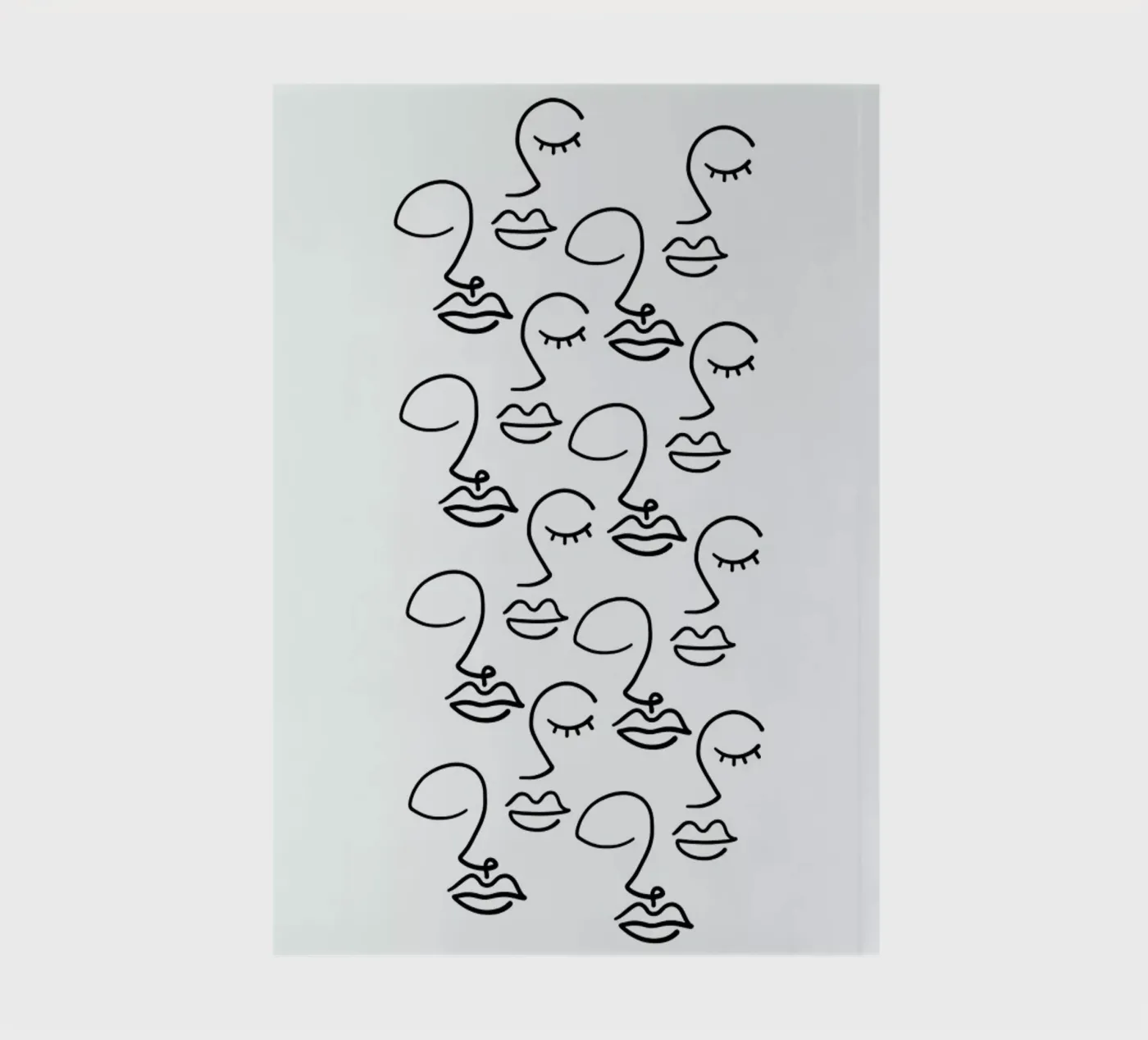Faces Notizbuch von Ninhol