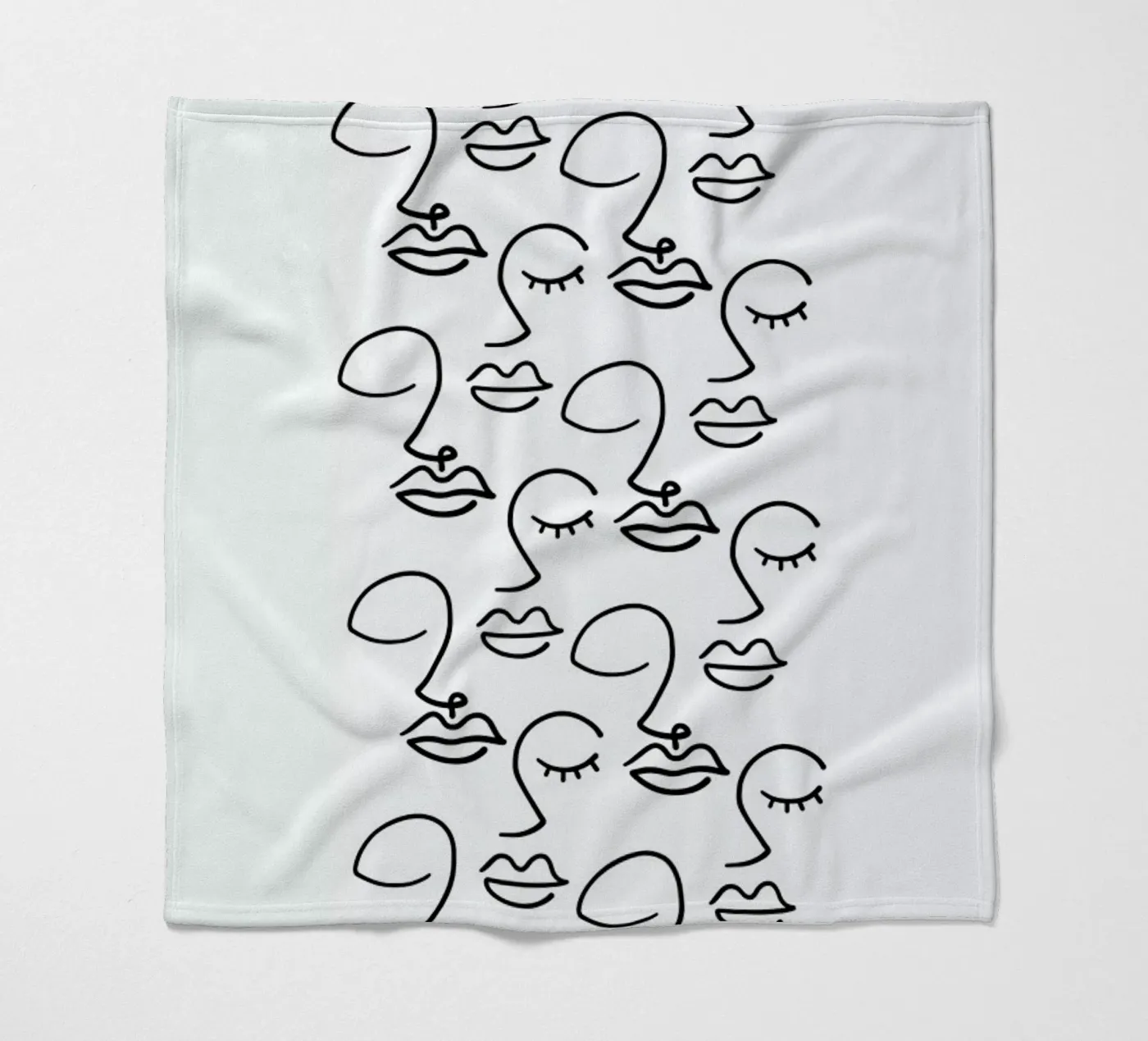 Faces fleecedeken van Ninhol