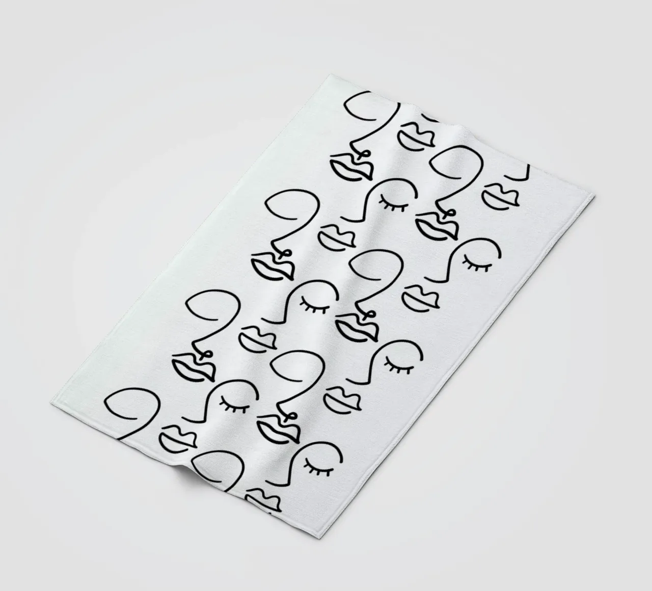 Faces Fleecedecke von Ninhol