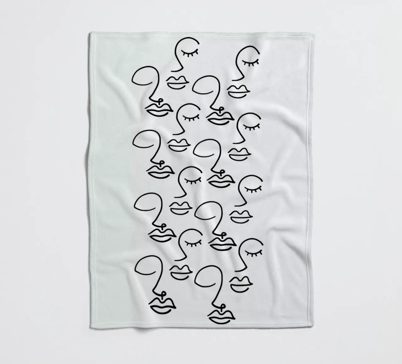 Faces coperta in pile da Ninhol