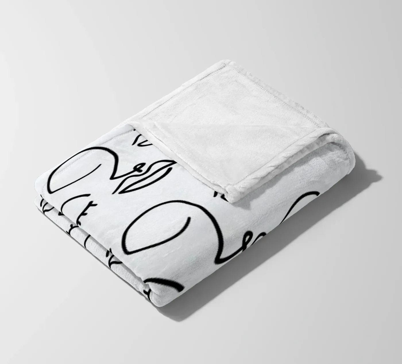 Faces fleecedeken van Ninhol