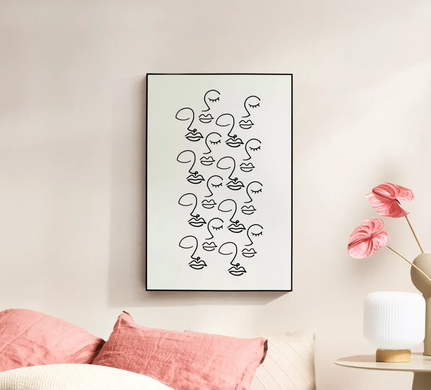 Faces Acryl-Glas von Ninhol