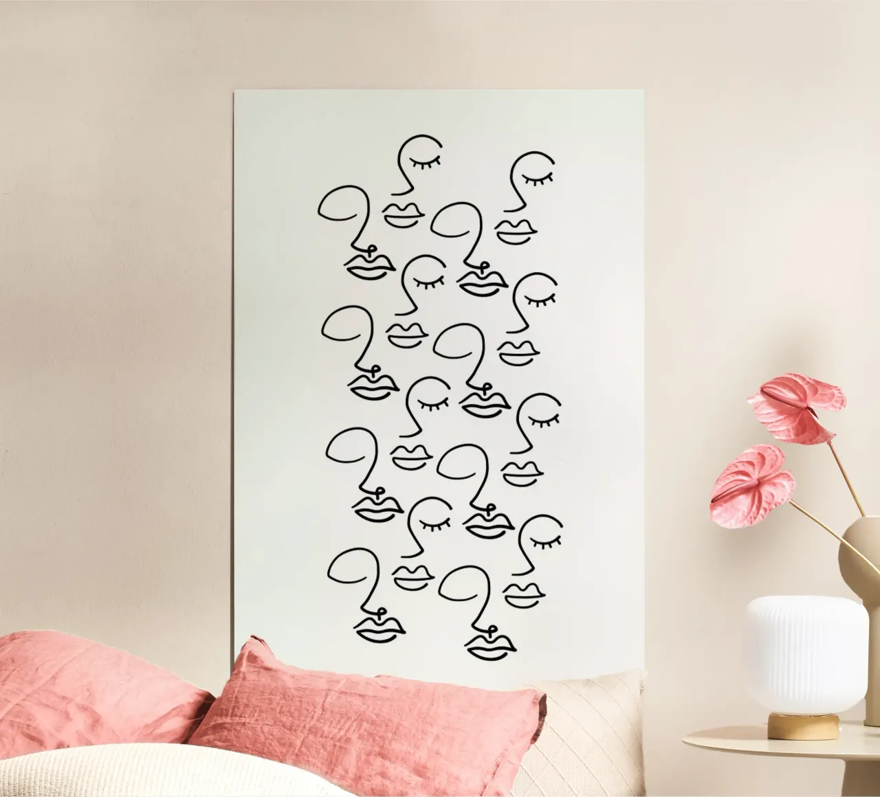 Faces poster by Ninhol