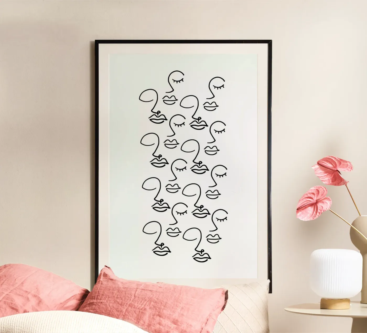 Faces poster van Ninhol