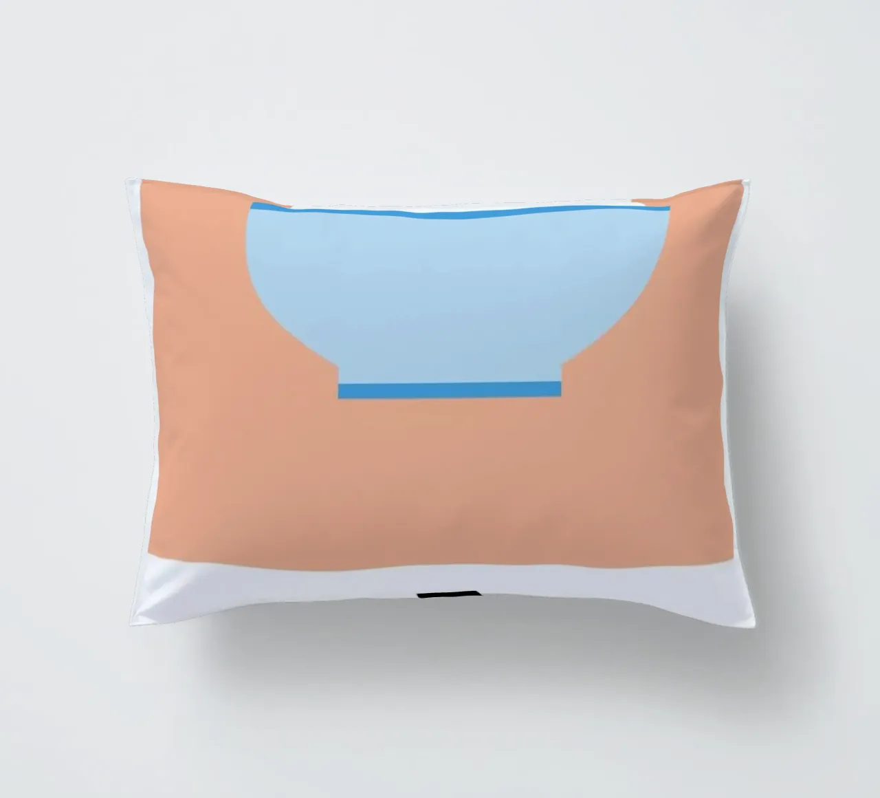 „The Food Alphabet“ - R like Rice cuscino da BLAEK Design Studio