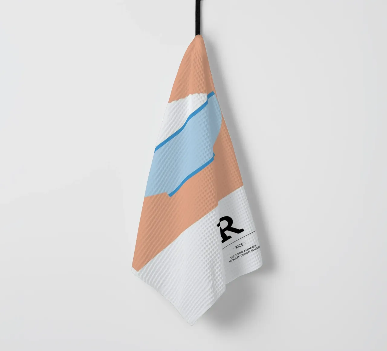 „The Food Alphabet“ - R like Rice canovaccio da cucina da BLAEK Design Studio